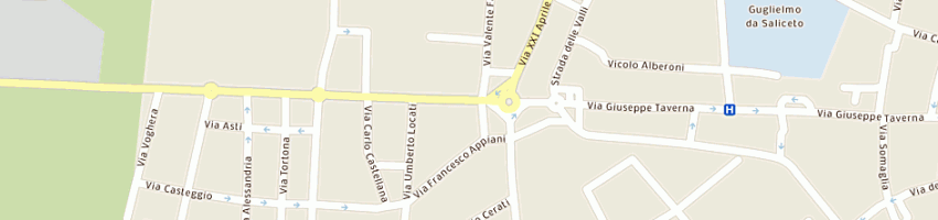 Mappa della impresa banca banca monte parma (spa) a PIACENZA