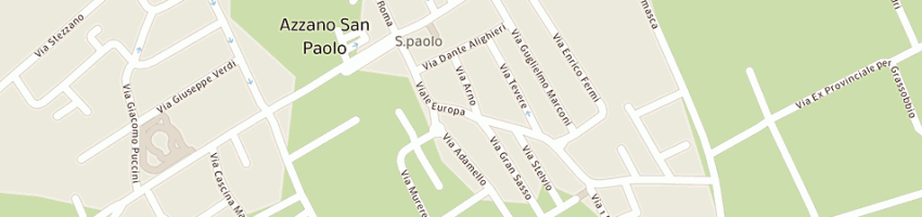 Mappa della impresa siap di piatti pasquale e massimo snc a AZZANO SAN PAOLO