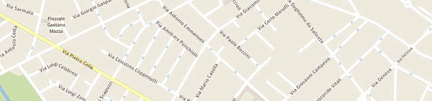 Mappa della impresa zavattoni enrica a PIACENZA