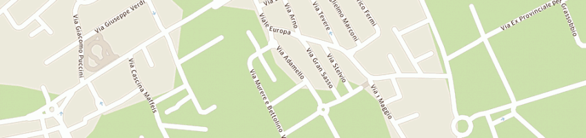 Mappa della impresa mgm di marco meris mario suardi e giancarlo zanoli snc a AZZANO SAN PAOLO