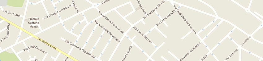Mappa della impresa cornilli franco a PIACENZA