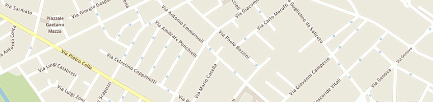 Mappa della impresa immobiliare sidoli di sidoli maurizio a PIACENZA