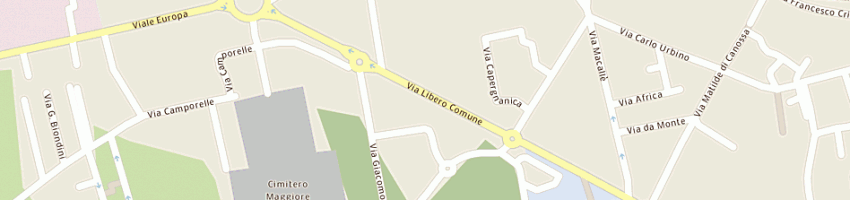 Mappa della impresa stazione di servizio sara a CREMA