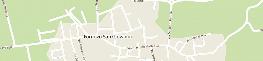 Mappa della impresa caseificio taddei srl a FORNOVO SAN GIOVANNI