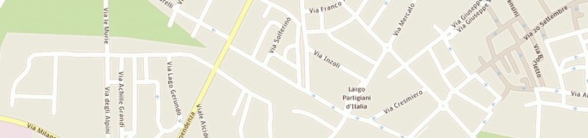Mappa della impresa padus viaggi (snc) a CREMONA