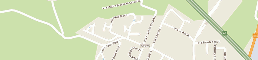 Mappa della impresa gm utensili di marzaroli francesco a GUARDAMIGLIO