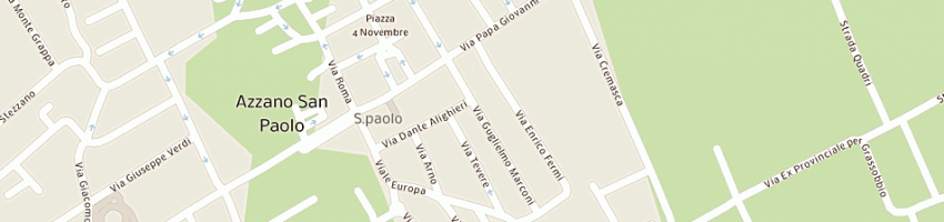 Mappa della impresa pulizie gotti di gotti giuseppe e c snc a AZZANO SAN PAOLO