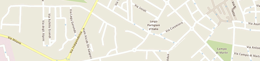 Mappa della impresa itrasdi severgnini teresa e c (snc) a CREMA