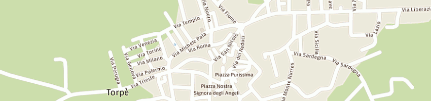 Mappa della impresa oggianu giuseppe a TORPE 