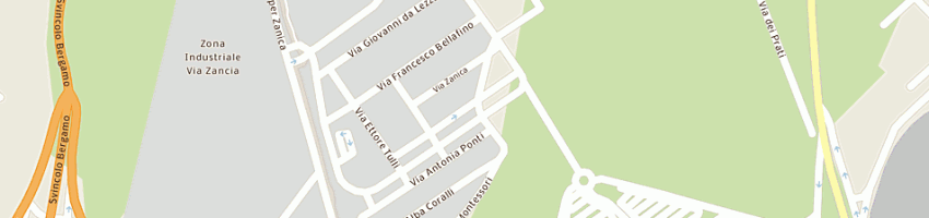 Mappa della impresa c e d elettronica srl a BERGAMO