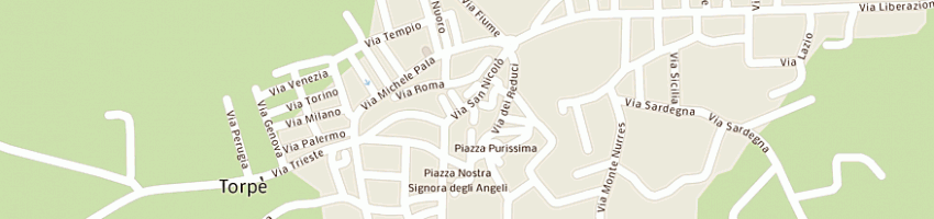 Mappa della impresa pizzeria teglia d'oro a NUORO