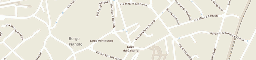 Mappa della impresa habitat di oberti alessio e c snc a BERGAMO