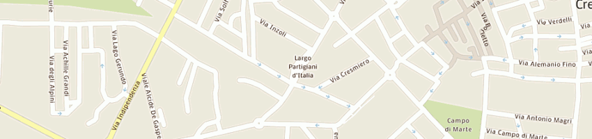 Mappa della impresa grafiche pedroni a CREMONA
