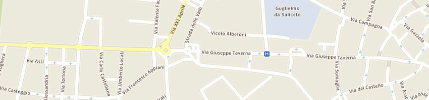 Mappa della impresa arata matteo a PIACENZA