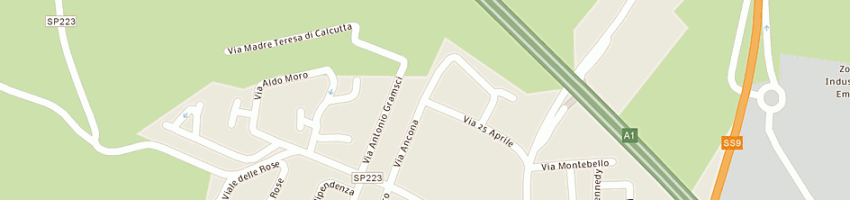 Mappa della impresa borella sandro a GUARDAMIGLIO