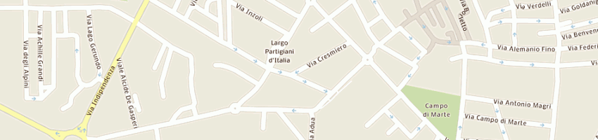 Mappa della impresa ristorante pechino a CREMA