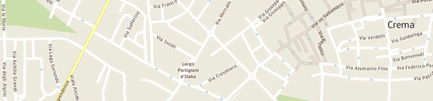 Mappa della impresa sisted srl a CREMONA