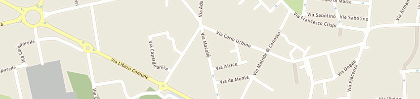 Mappa della impresa polizia a CREMA