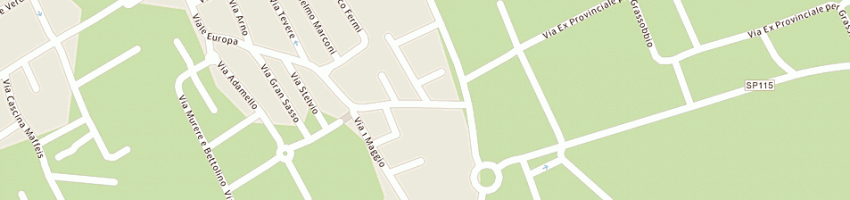 Mappa della impresa asilo nido la stellina a AZZANO SAN PAOLO