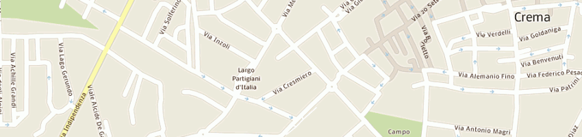 Mappa della impresa danini daniele a CREMA