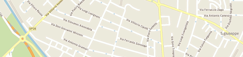 Mappa della impresa bar sabri bar a PIACENZA