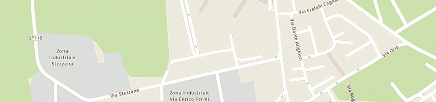 Mappa della impresa geri di del pio bruno a ZANICA
