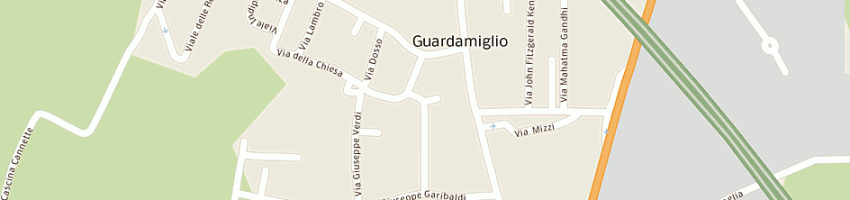 Mappa della impresa bardella romeo a GUARDAMIGLIO