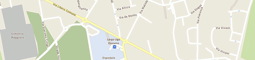 Mappa della impresa uffici giudiziari a CREMA