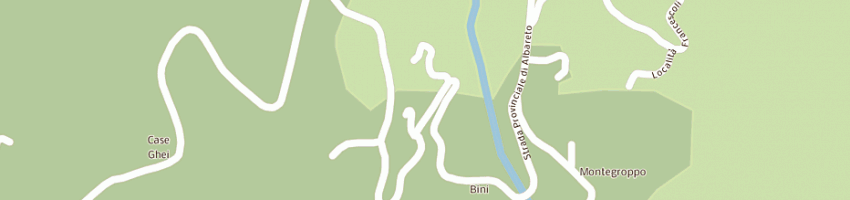 Mappa della impresa trattoria sabini a ALBARETO