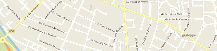 Mappa della impresa sb service di silva lucia e c sas gestione ammva del personale a PIACENZA