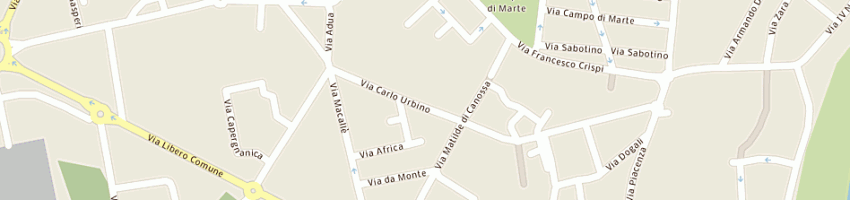 Mappa della impresa bonara daniele a CREMA