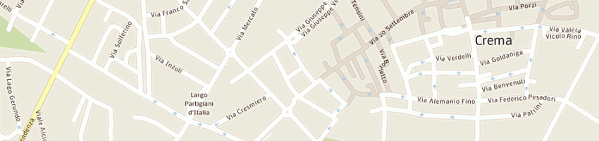 Mappa della impresa liceo-ginnasio statale a racchetti a CREMA