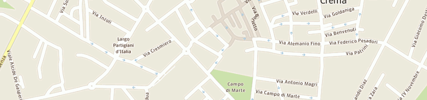 Mappa della impresa bacchetta marco a CREMA