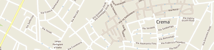 Mappa della impresa don stuart pub di corsini arrigo a CREMA