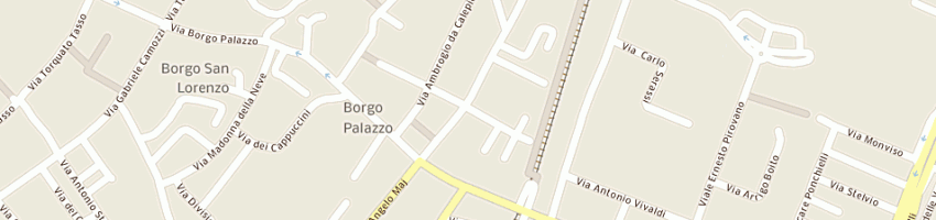 Mappa della impresa r e d srl a BERGAMO