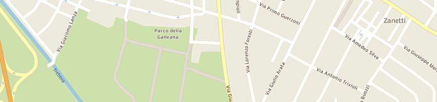Mappa della impresa autoscuola stadio di albasi giuseppe a PIACENZA