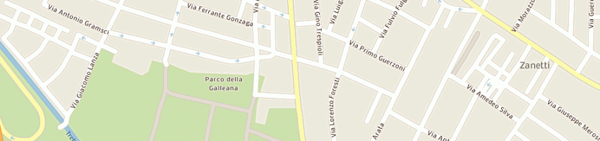 Mappa della impresa crystal snc a PIACENZA