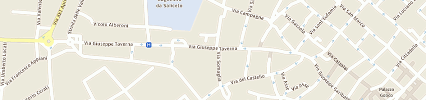 Mappa della impresa publiworld di pietro bergonzi a PIACENZA