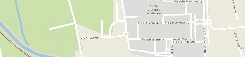 Mappa della impresa minimarket di cappellini ae c (snc) a CREMA