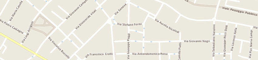 Mappa della impresa inzani luigi a PIACENZA