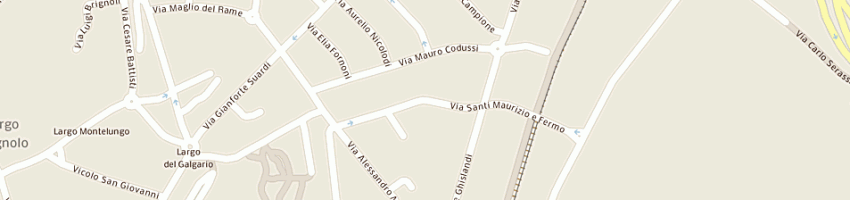 Mappa della impresa aberg srl a BERGAMO