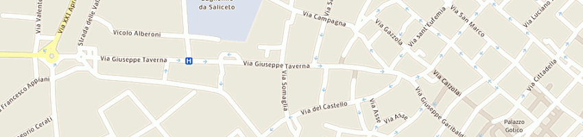 Mappa della impresa domino system srl a PIACENZA