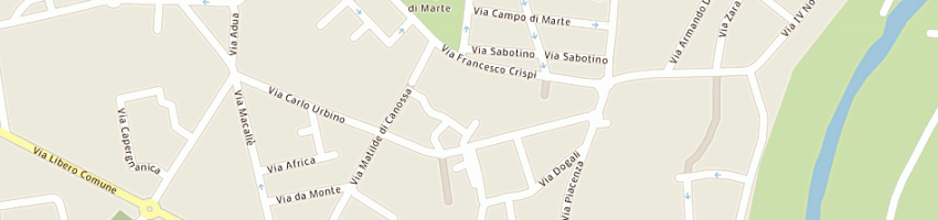 Mappa della impresa leva andrea a CREMA