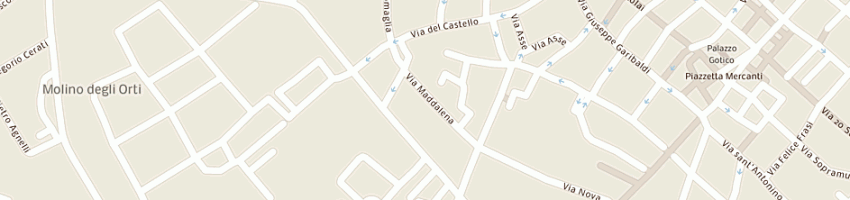 Mappa della impresa guerra alberto a PIACENZA