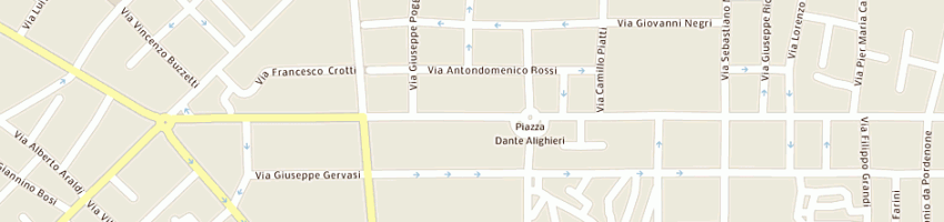 Mappa della impresa bar dante di zanotti giuseppe e c - snc a PIACENZA