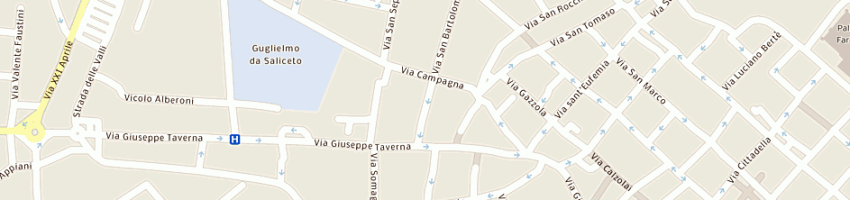 Mappa della impresa associazione italiana uguaglianza tutela pari opportunita' invalidi civili a PIACENZA