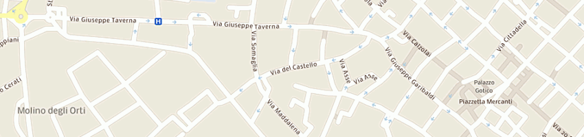Mappa della impresa laboratorio odontotecnico oltrasi s e zamboni snc a PIACENZA