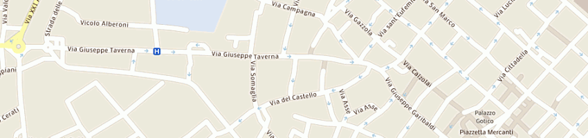 Mappa della impresa ristorante vecchia piacenza a PIACENZA
