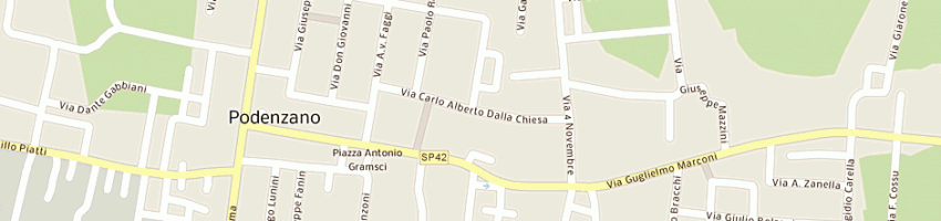 Mappa della impresa abelli walter a PODENZANO
