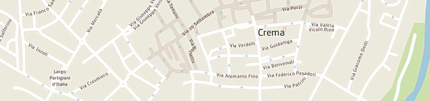 Mappa della impresa gipponi carlo a CREMA